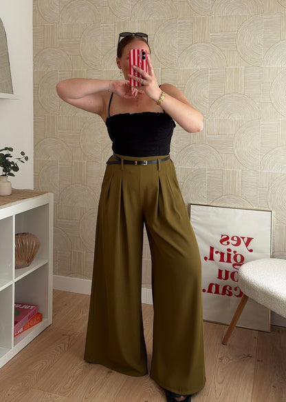 Pantalon olive - PALAZZO