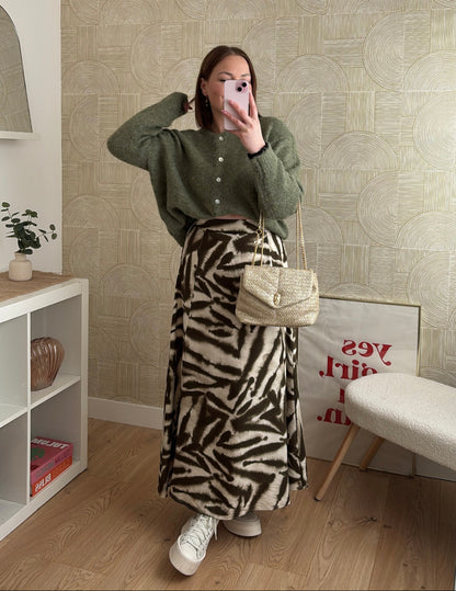 Jupe longue kaki - IRIS