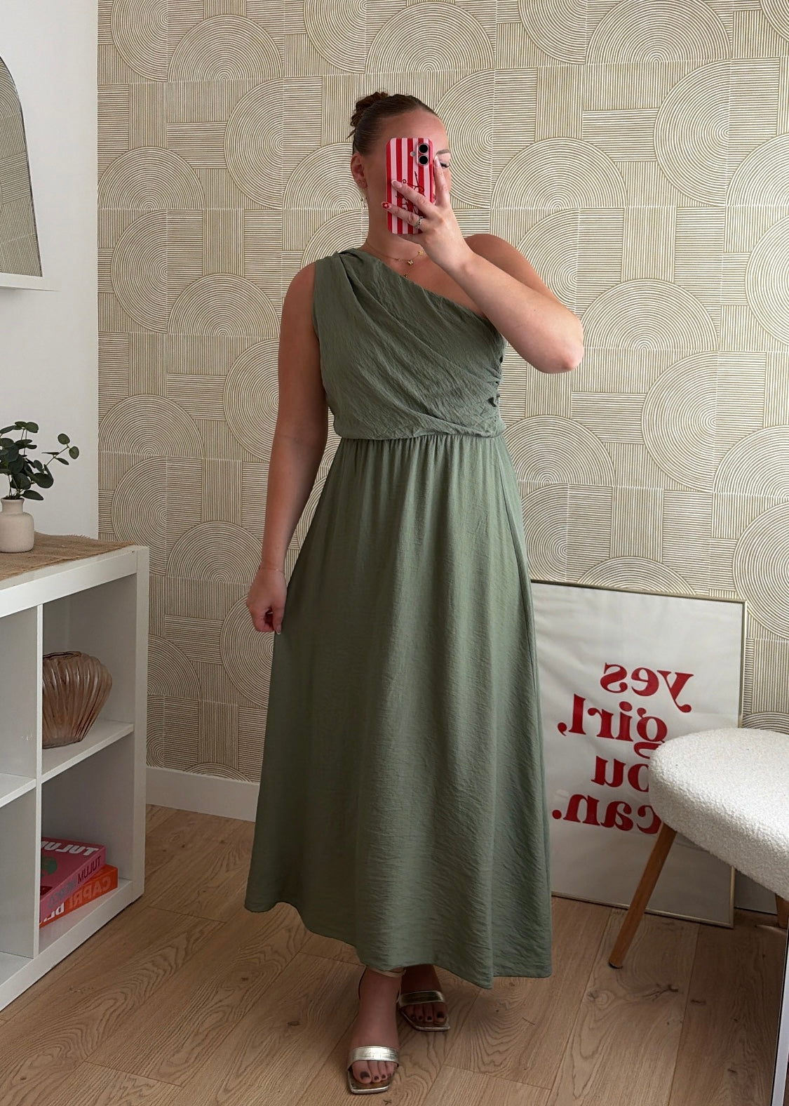Robe longue kaki - IRIS