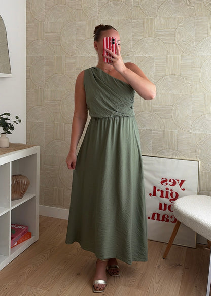 Robe longue kaki - IRIS