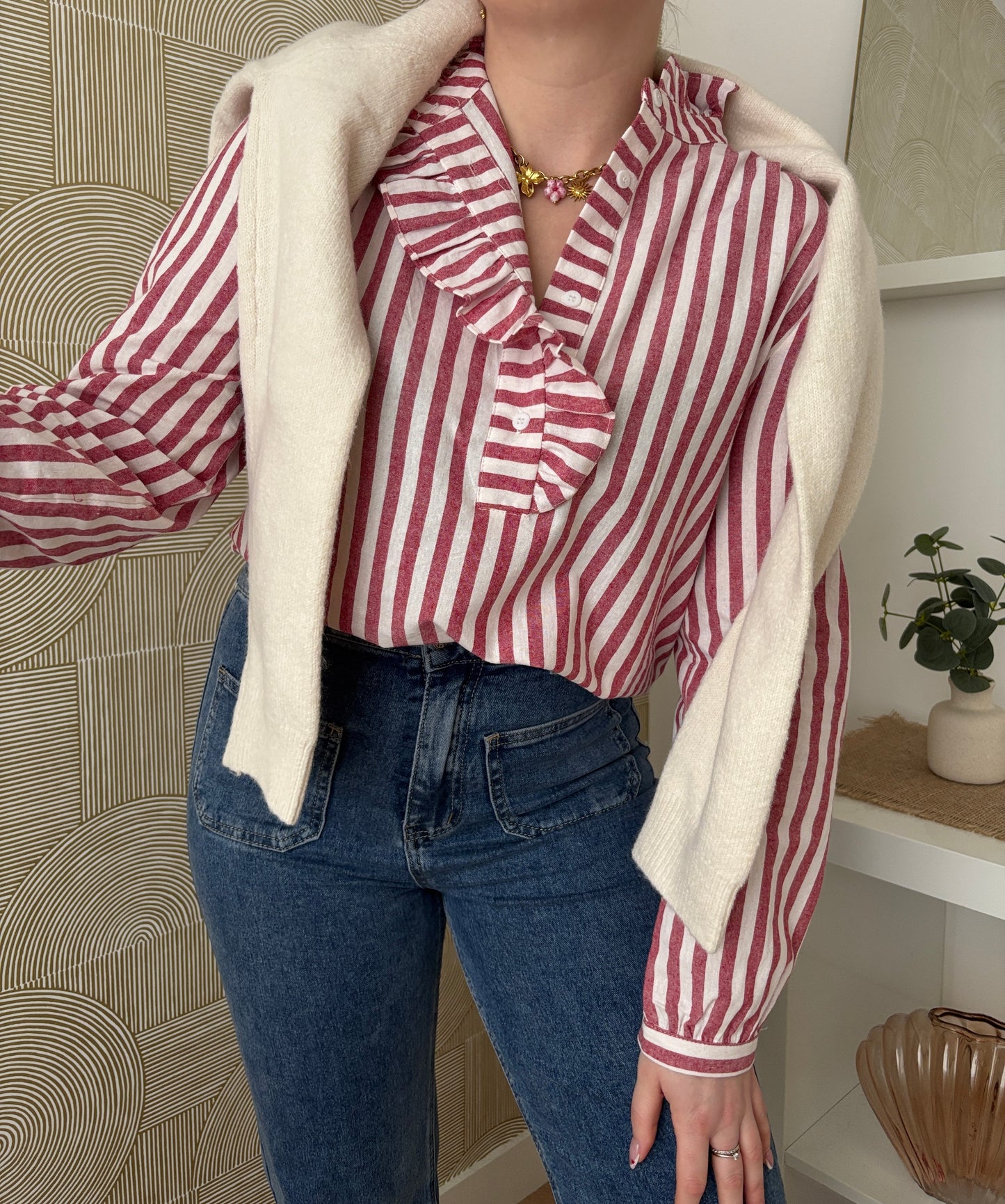 Blouse à volants - NIMAO