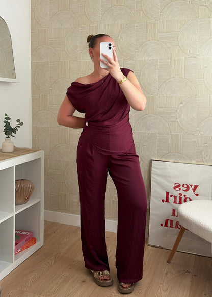 Ensemble bordeaux - CHIARA