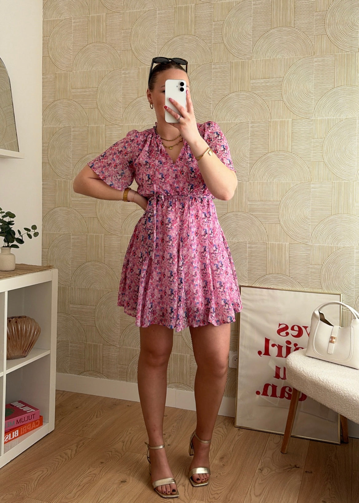 Robe courte à motifs - LADY