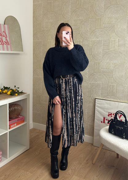 Robe longue navy - QUEENA