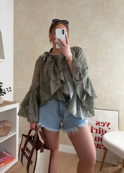 Blouse kaki - BANDANA