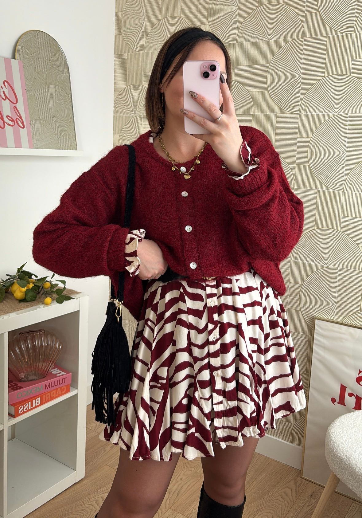Robe patineuse bordeaux - ESMA