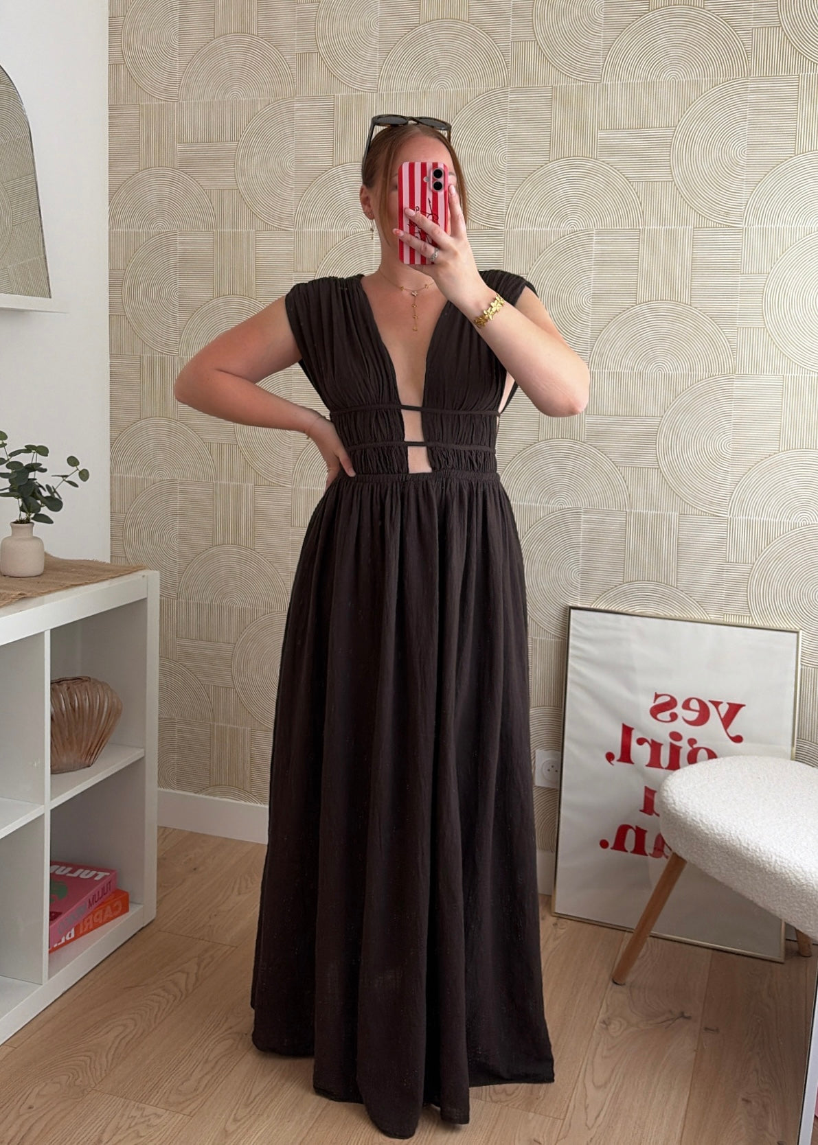 Robe longue choco - LAYNA