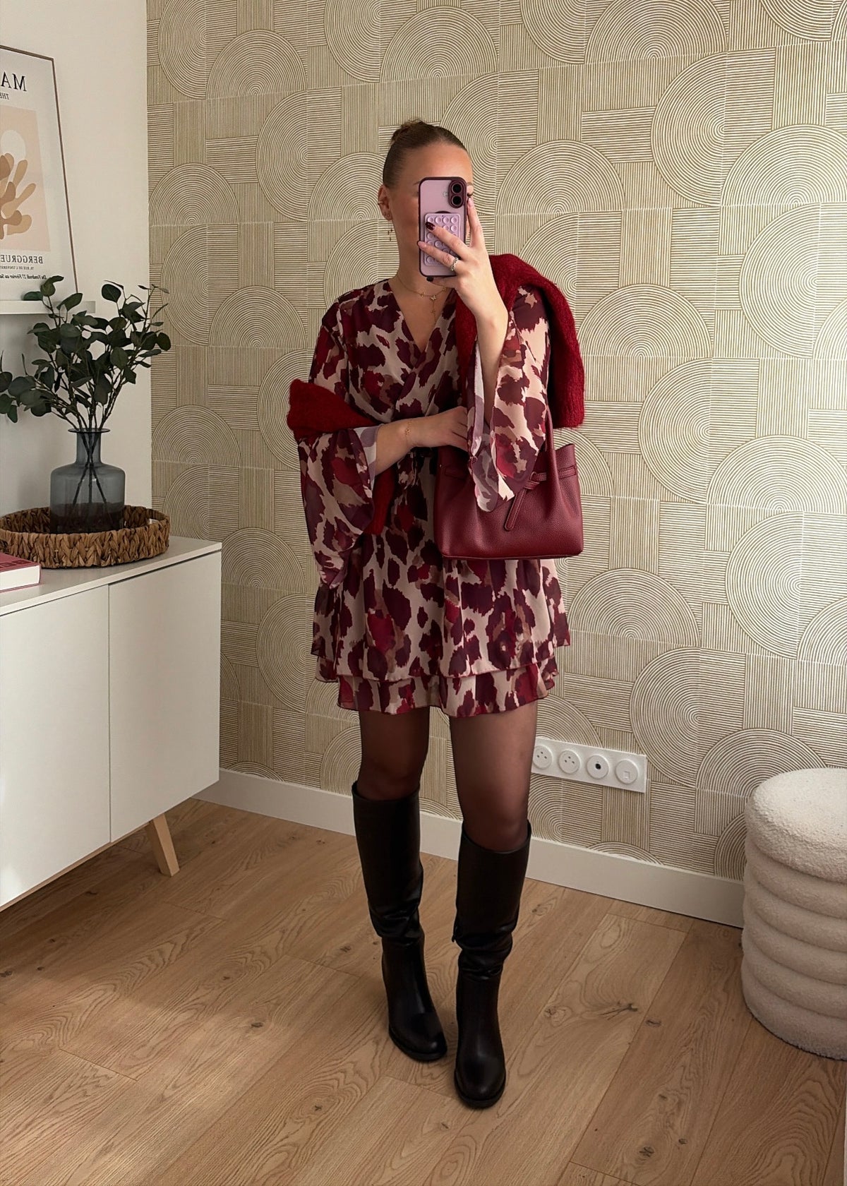 Robe bordeaux - LOUISA
