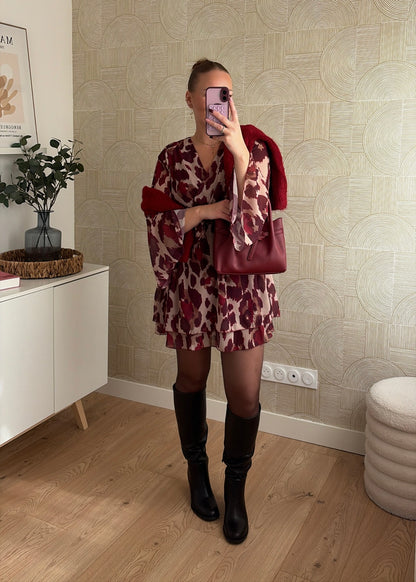 Robe bordeaux - LOUISA