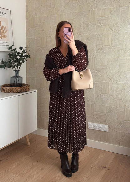 Robe longue à pois - EVA