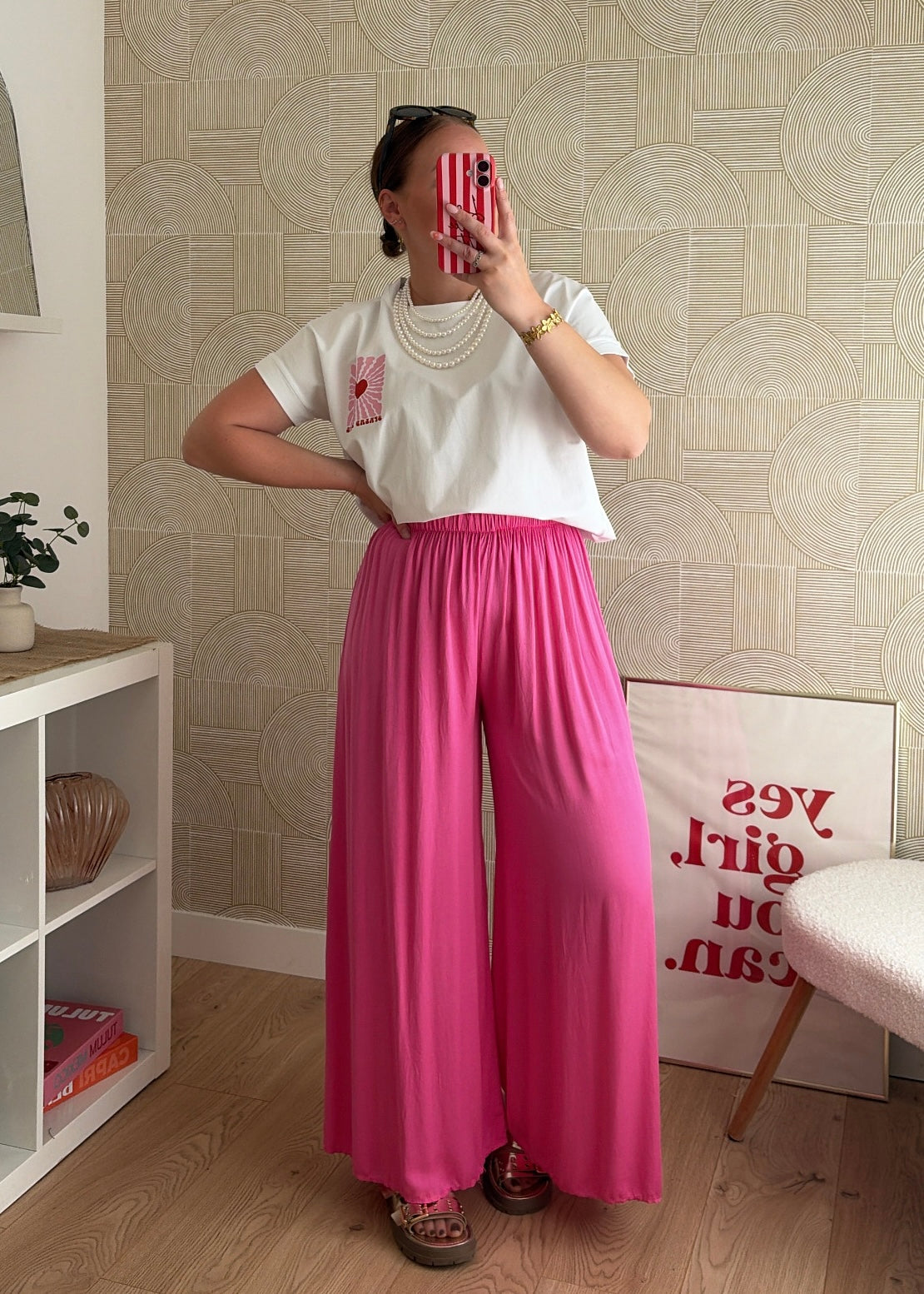 Pantalon fuchsia - PADDY