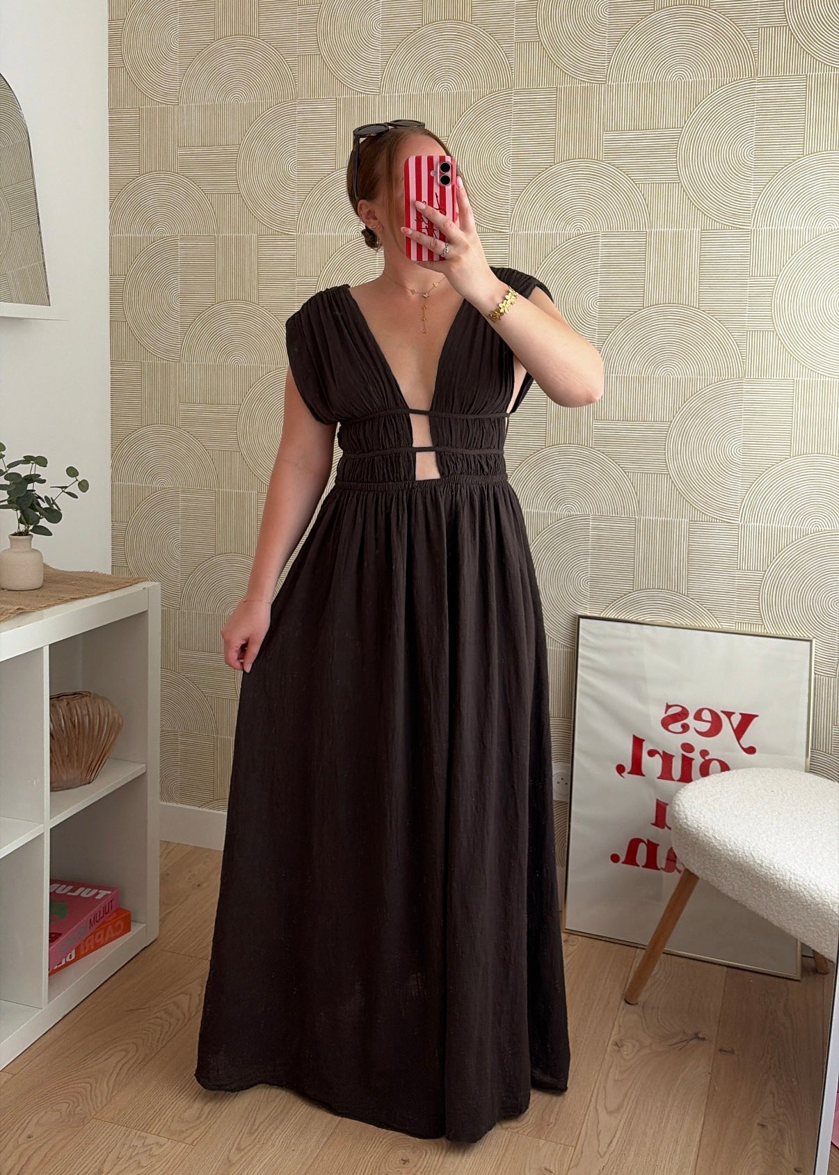 Robe longue choco - LAYNA