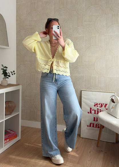 Blouse jaune - ESMERALDA