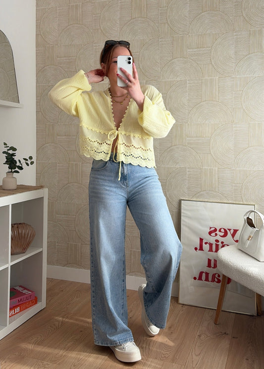 Blouse jaune - ESMERALDA