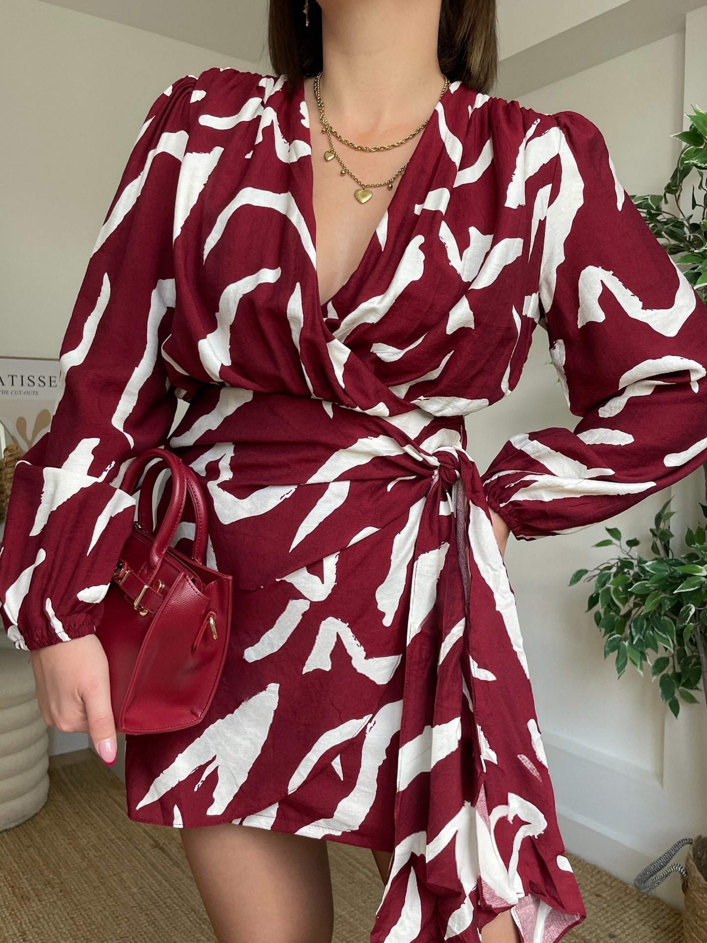 Robe bordeaux - ZEBRA