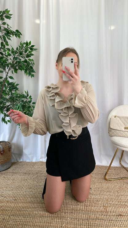 Chemisier beige FALONE