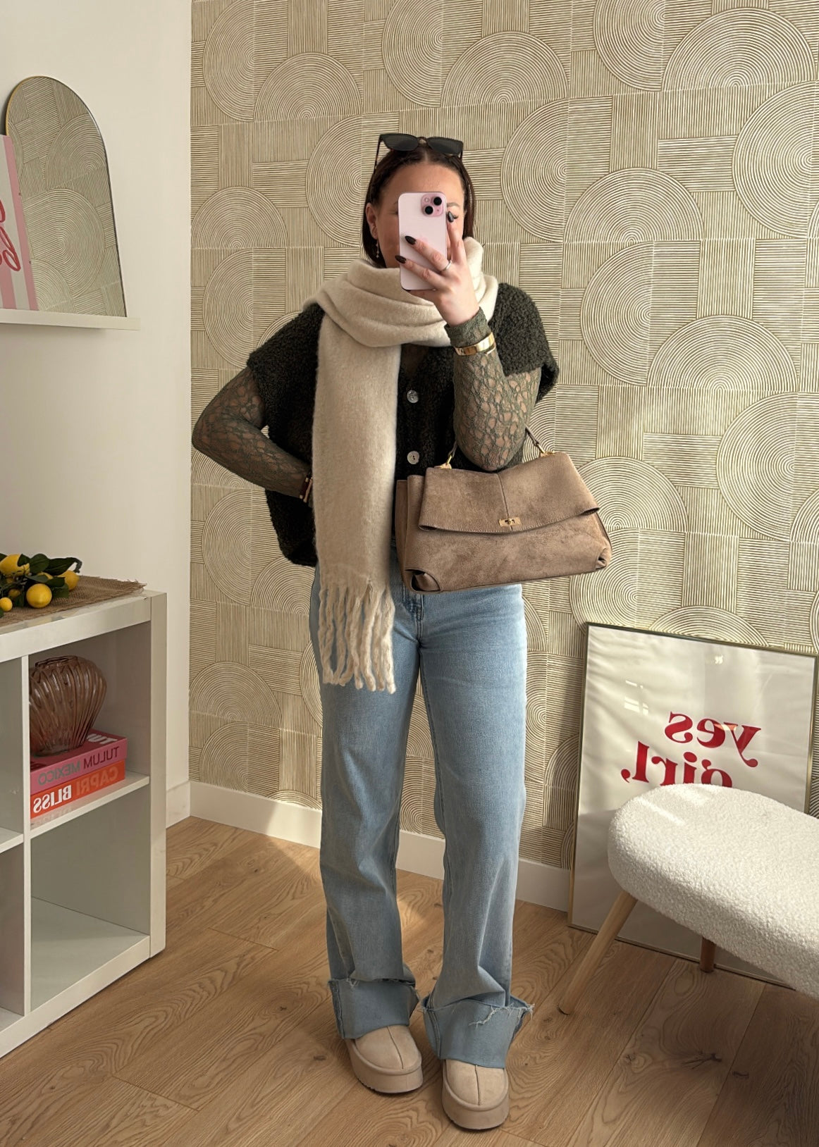 Echarpe beige - YVANA