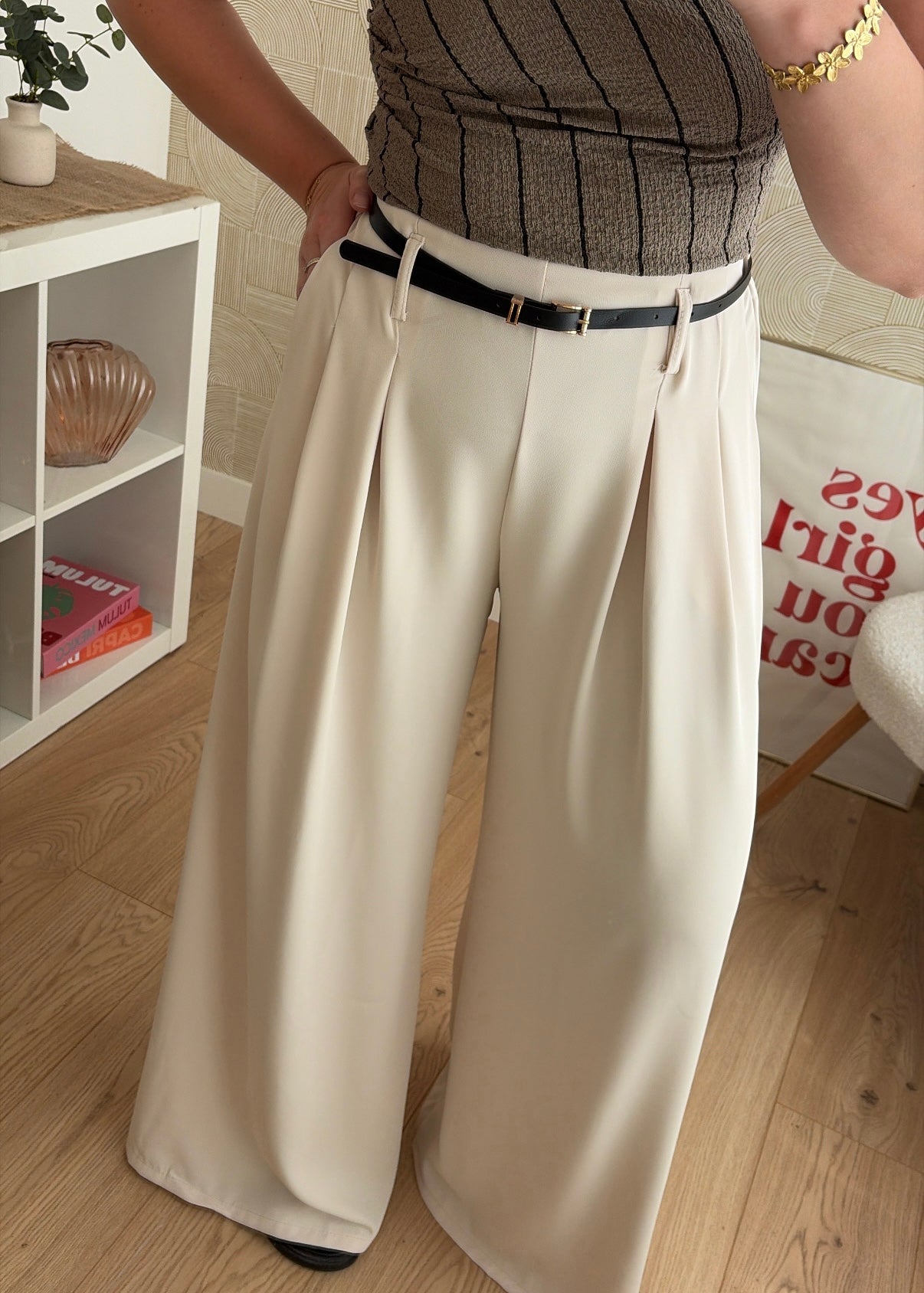 Pantalon écru - PALAZZO
