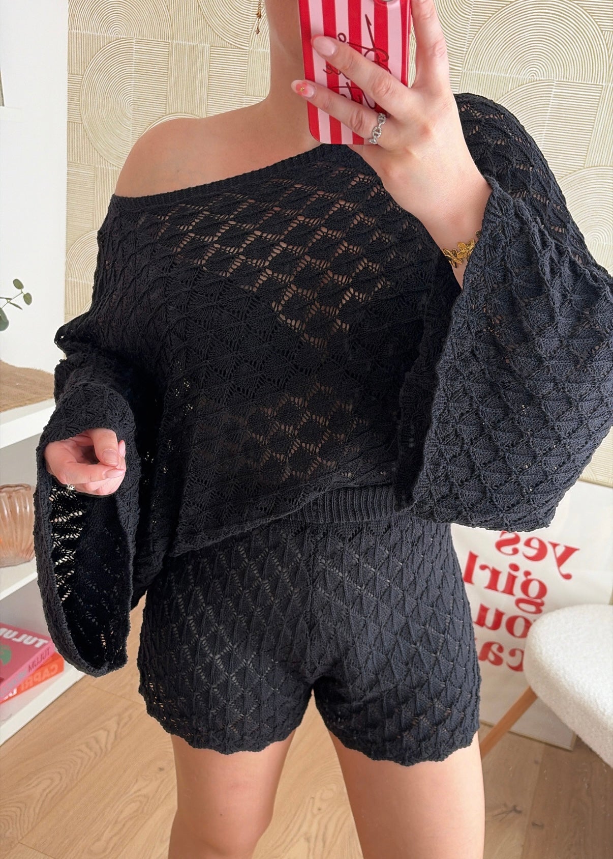 Ensemble crochet noir - PLAYA