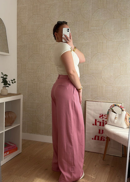 Pantalon rose - AMPLE