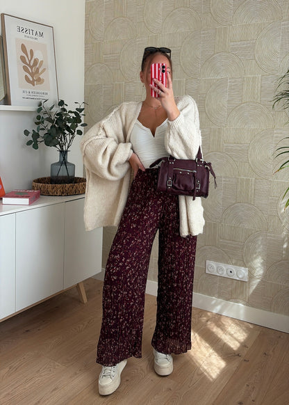 Pantalon plissé - MOKA