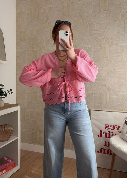 Blouse rose - ESMERALDA