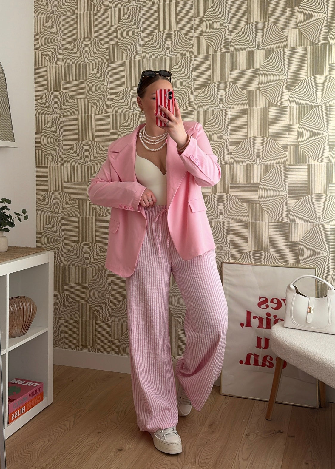 Pantalon rose - GAZE DE COTON