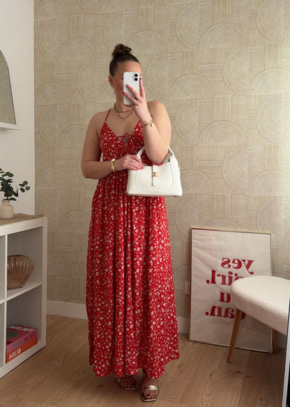 Robe longue rouge - SUNSET