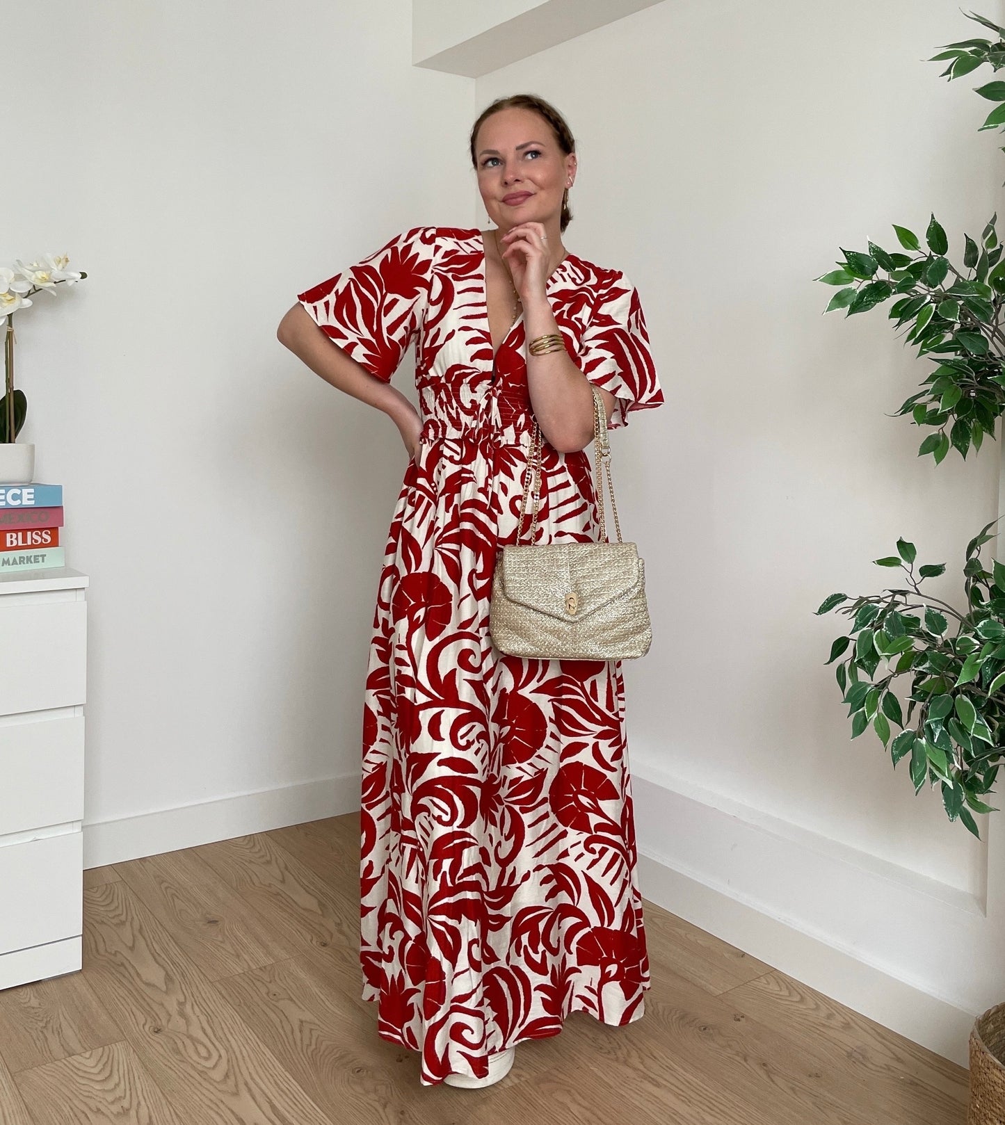 Robe longue rouille DALIROSA