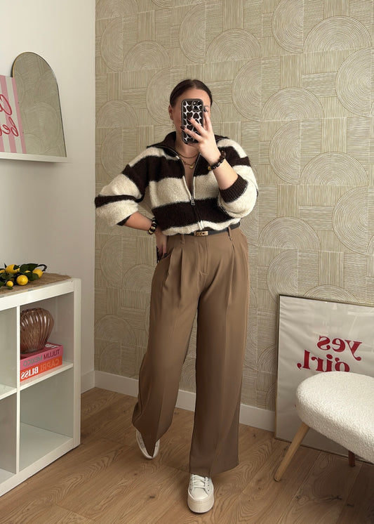 Pantalon taupe - SANDRO