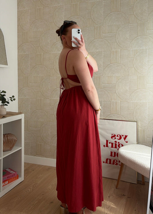 Robe longue rouille - JEWELL