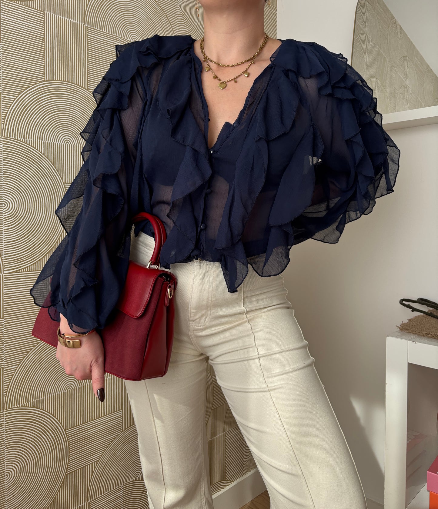 Chemisier navy - FROUFROU