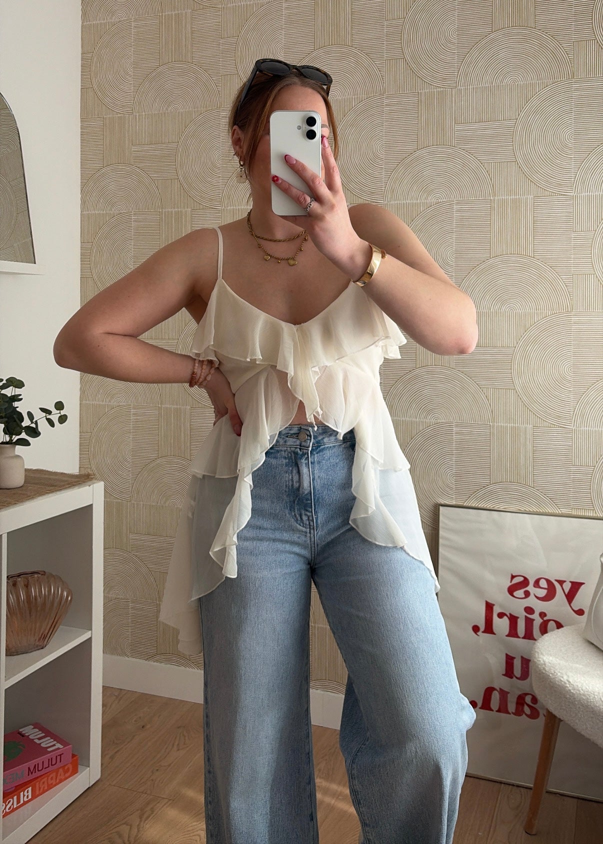 Top asymétrique blanc - PAULA