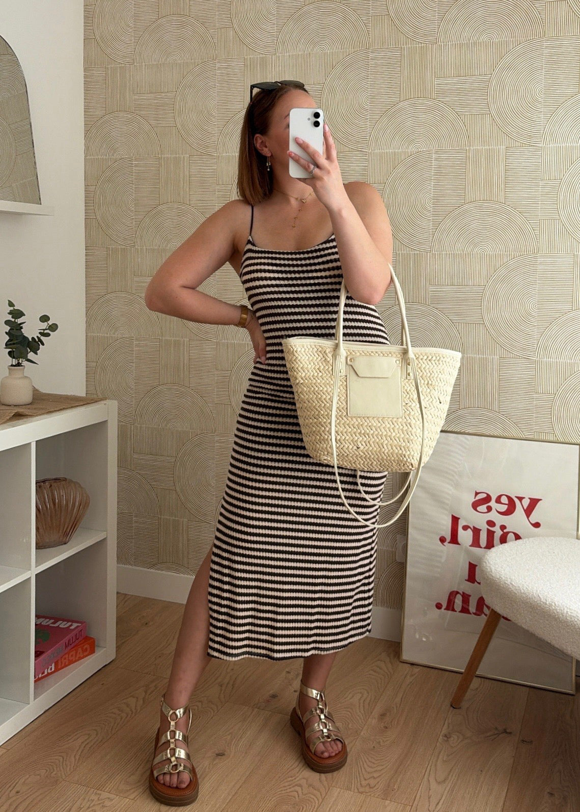 Robe marinière choco - RIVIERA