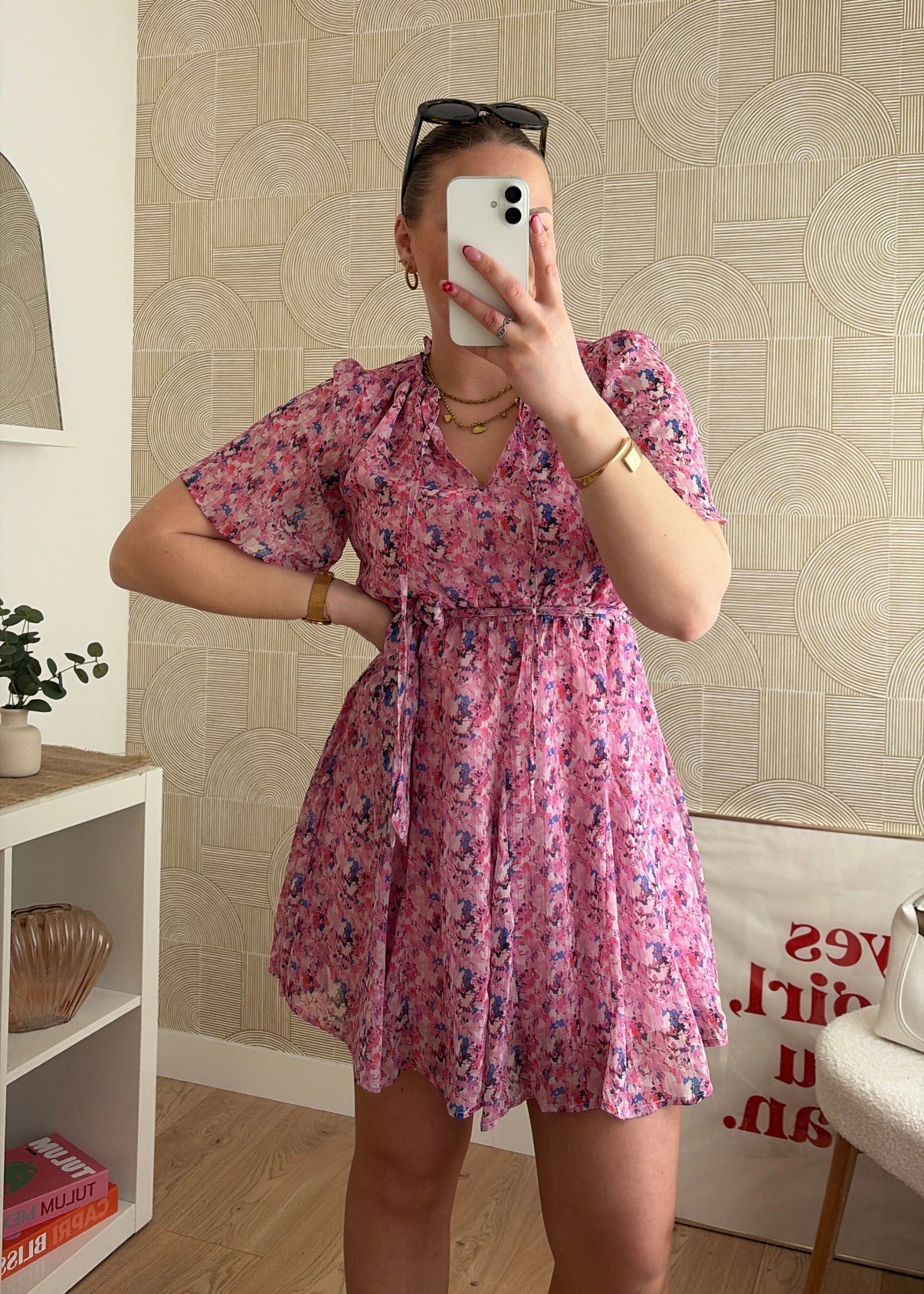 Robe courte à motifs - LADY
