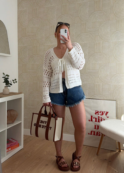 Gilet blanc - CROCHET
