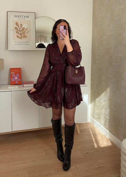 Robe courte paillettes - VICTORIA