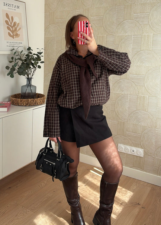 Veste à carreaux - NOVIA