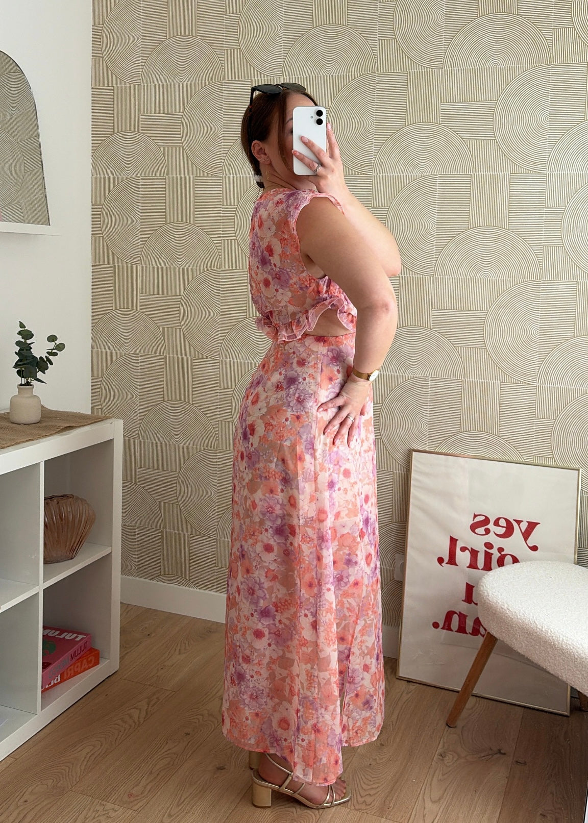 Robe longue purple - CARLA