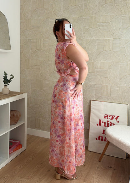 Robe longue purple - CARLA