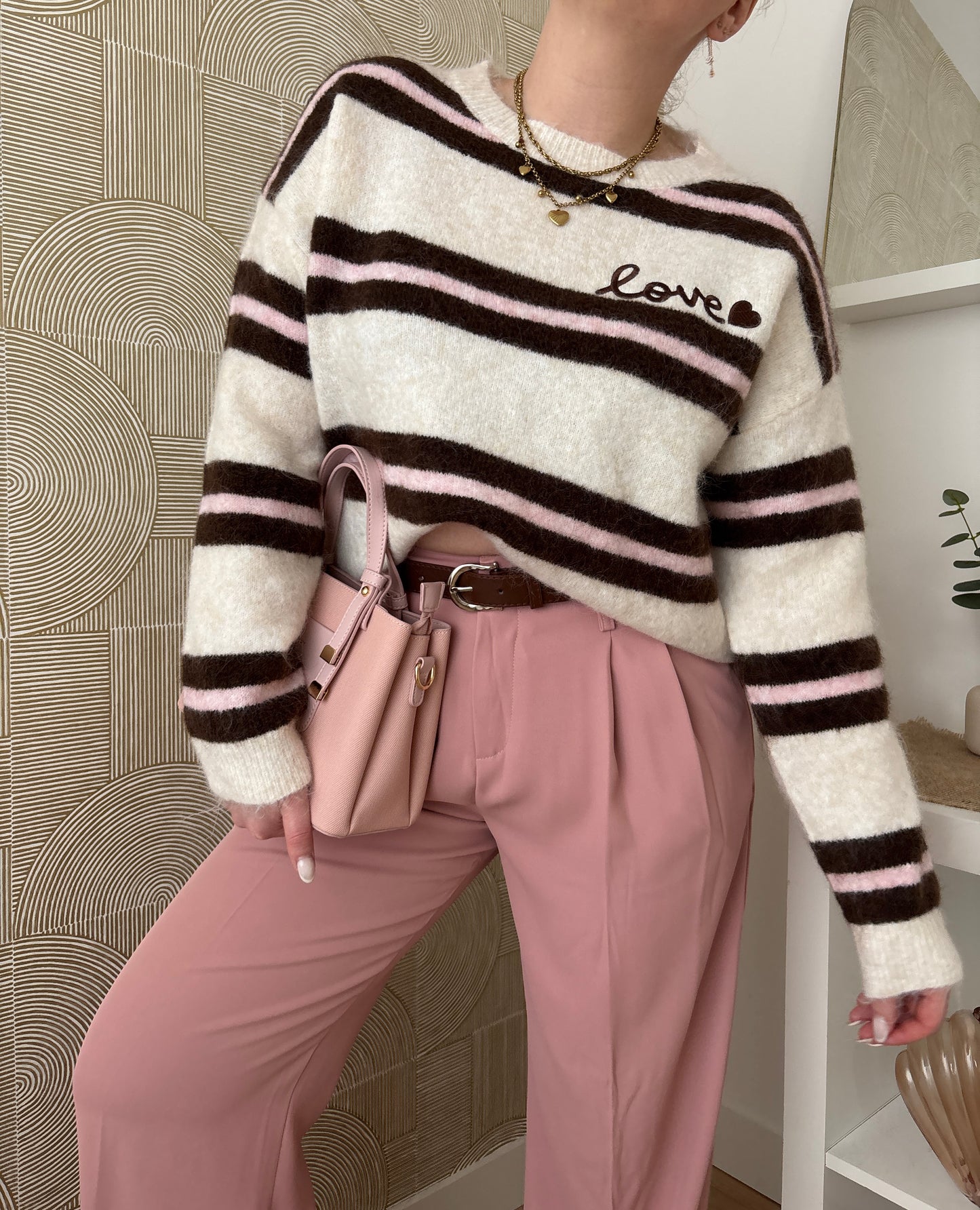 Pantalon vieux rose - SANDRO