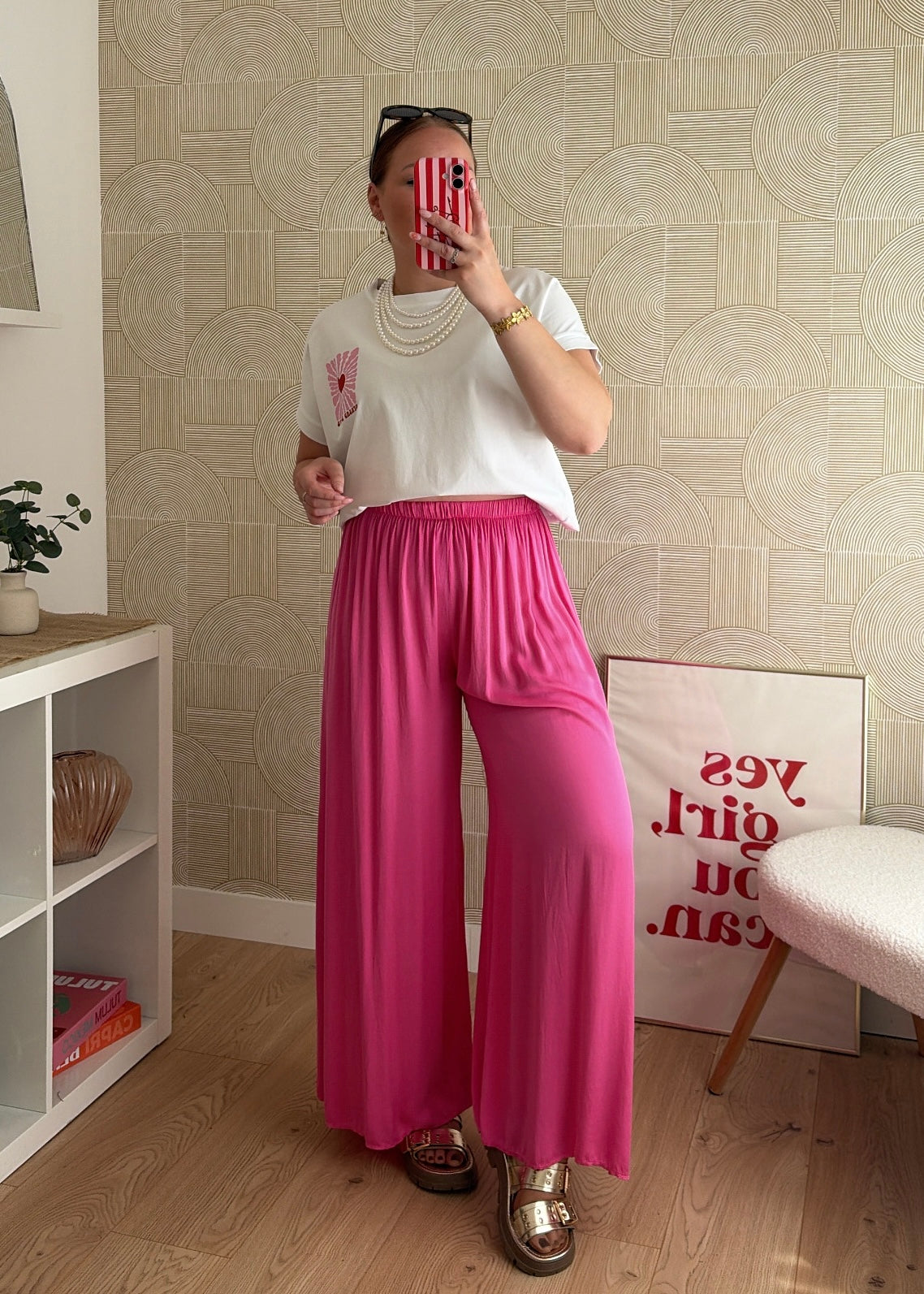 Pantalon fuchsia - PADDY