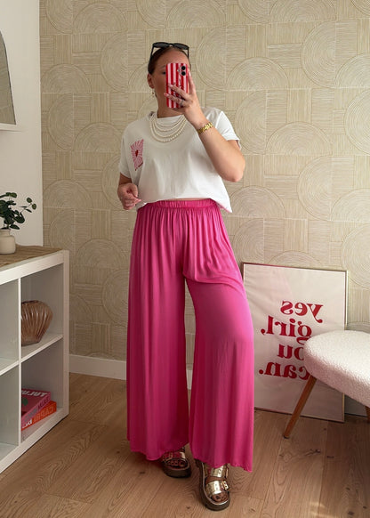 Pantalon fuchsia - PADDY