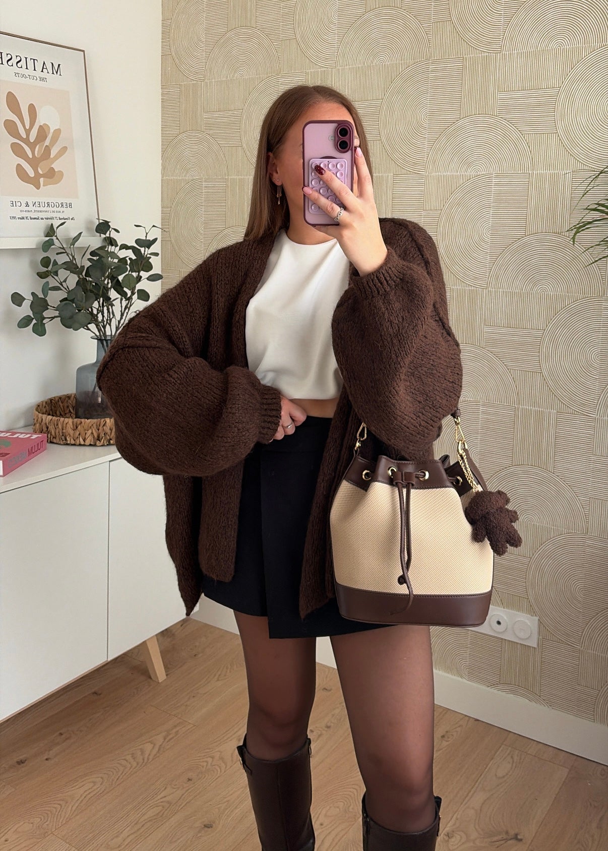 Gilet choco - CÉLIA