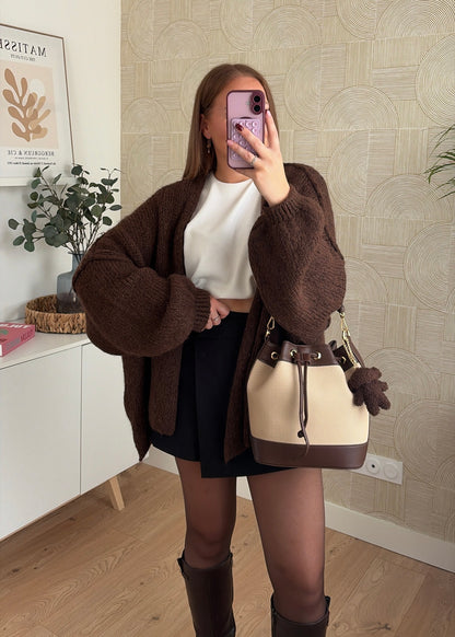 Gilet choco - CÉLIA