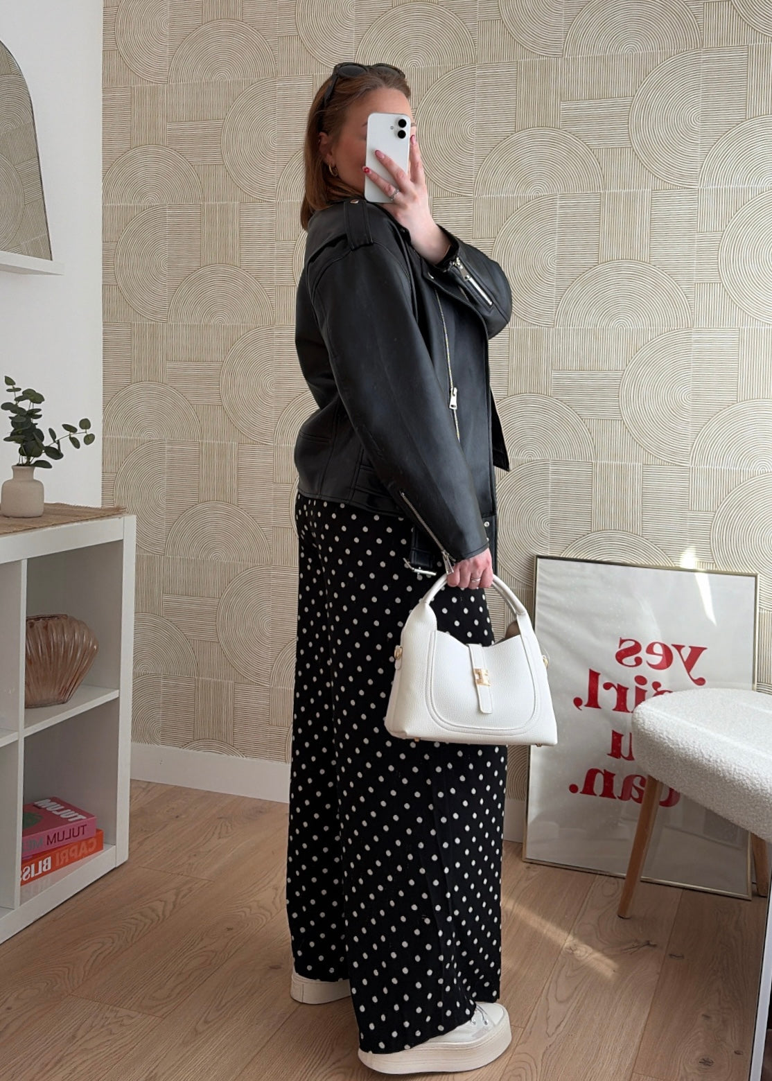 Pantalon noir - POIS
