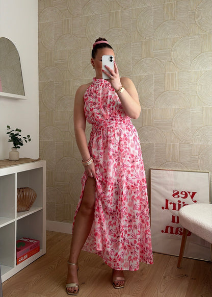 Robe longue rose - INAYA