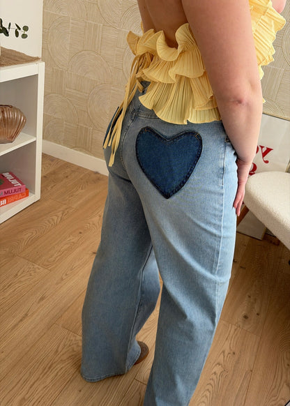 Jean coeurs - HEART