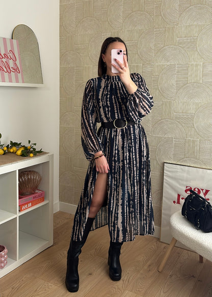 Robe longue navy - QUEENA