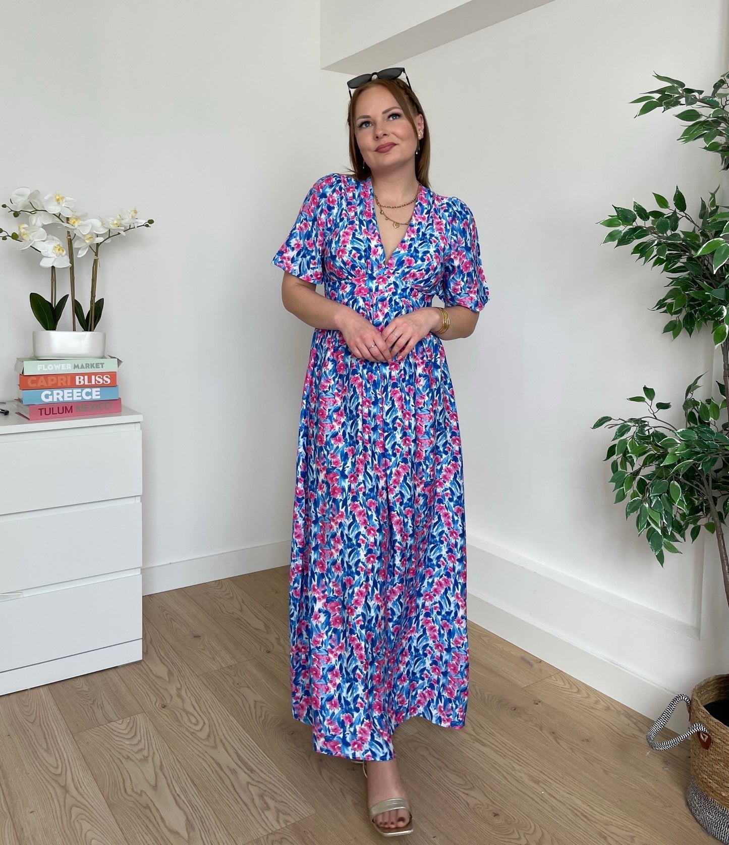 Robe longue à motifs MÉLODIE